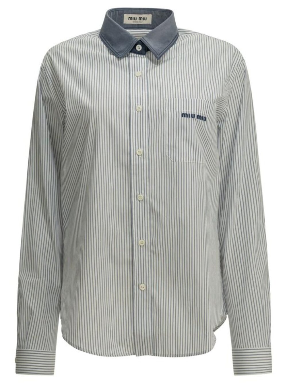 Miu Miu Casual Shirt With Logo Tag Size 40 Women